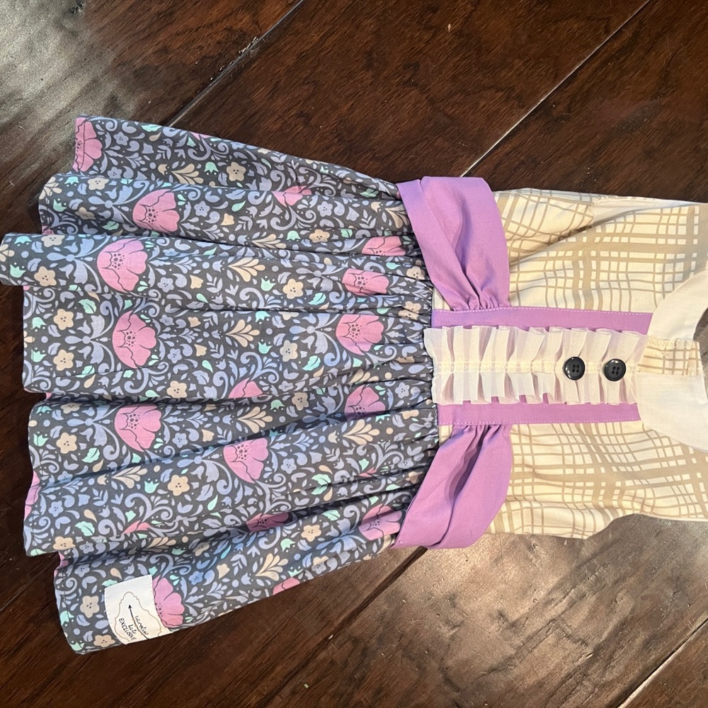 Purple and Pink Patterned top
